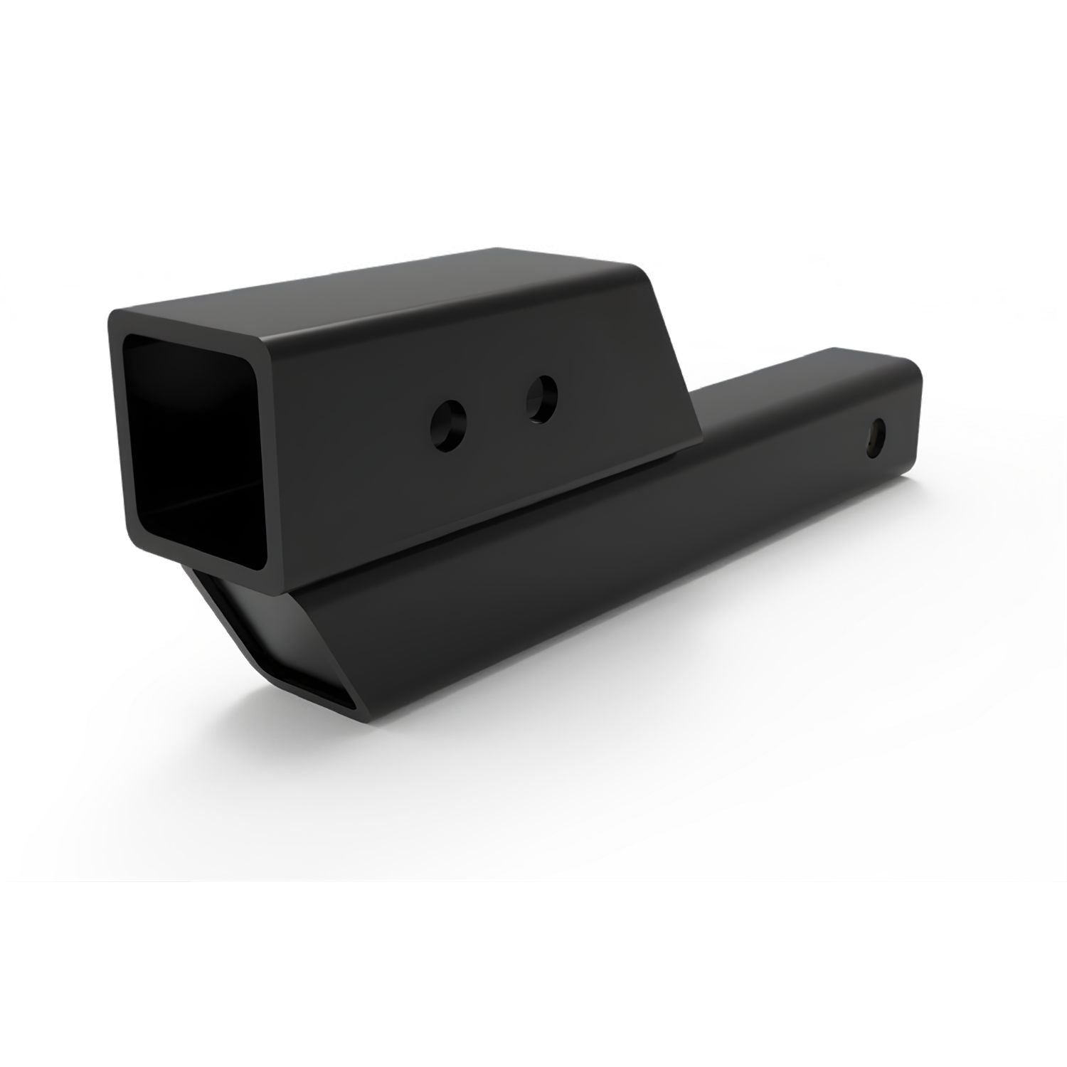 Saris anti-wobble hitch system — steel construction with cam-bolt hardware detail