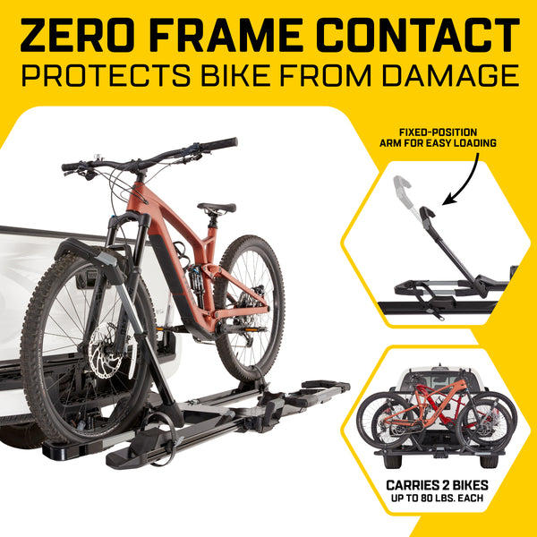 Saris Edge Hitch Rack — frame and arm construction detail
