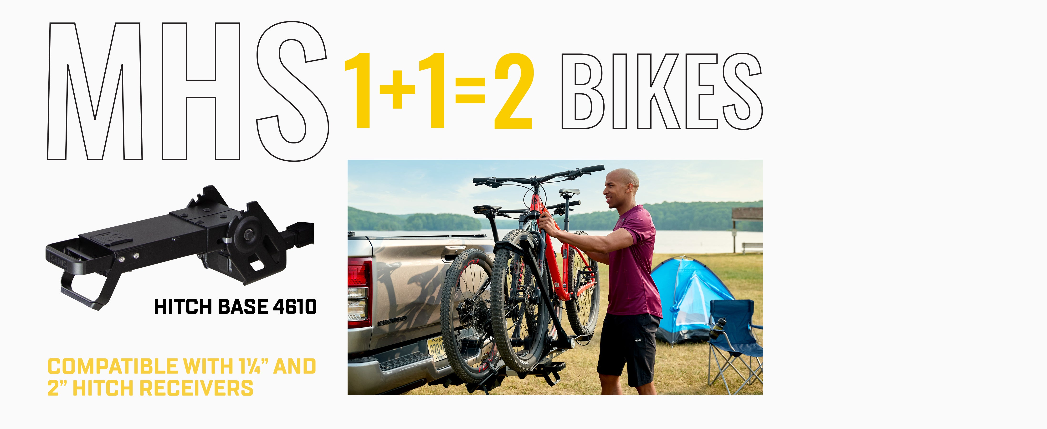 MHS 1+1=2 bikes - Hitch Base 4610