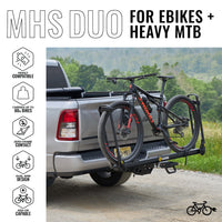 Saris MHS UNO 1-Bike Add-On Tray — attached to MHS base unit