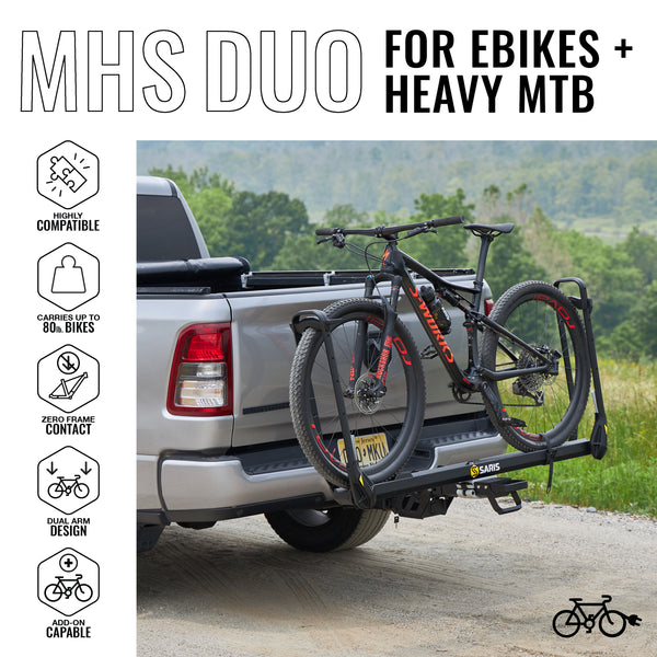 Saris MHS UNO 1-Bike Add-On Tray — attached to MHS base unit