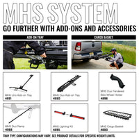 Saris MHS UNO 2-Bike Modular Hitch System — expanded configuration view