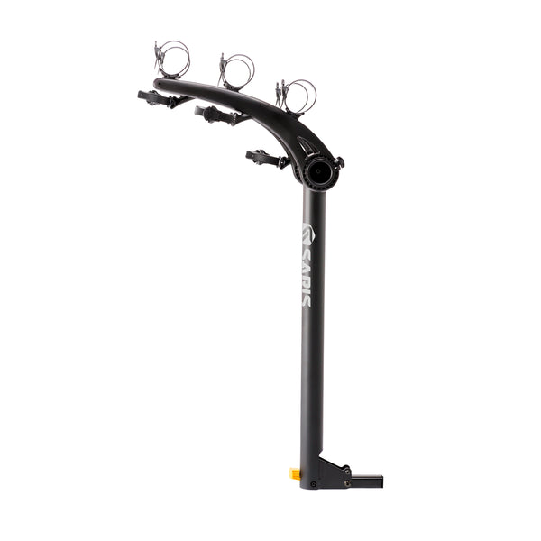 Saris Bones 3-Bike Hitch Rack — three folding arms fully extended