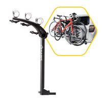 Saris Bones 3-Bike Hitch Rack — all three arms extended