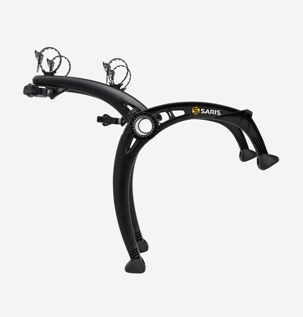 Saris Bones EX 2-Bike Trunk Rack — six hook arms extended