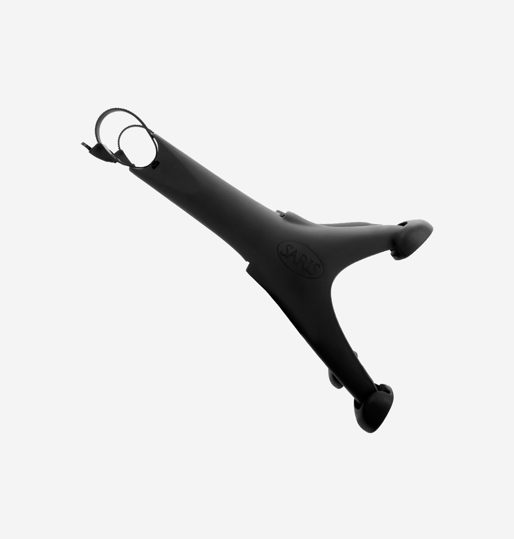 Saris Solo 1-Bike Trunk Rack — single-bike trunk rack, arms extended view