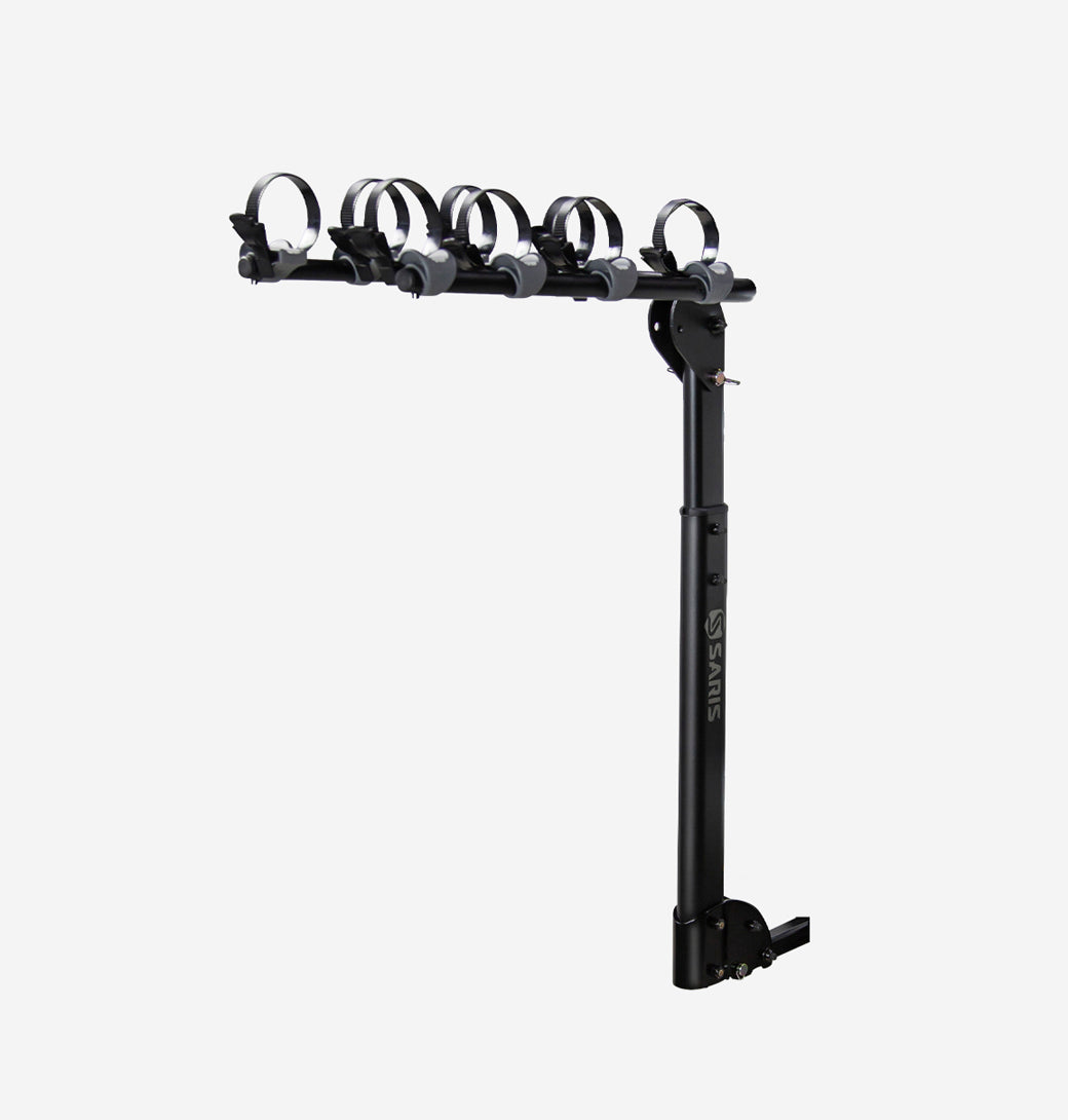 Saris Grand Slam 3-Bike Hitch Rack — arm spacing and tilt handle