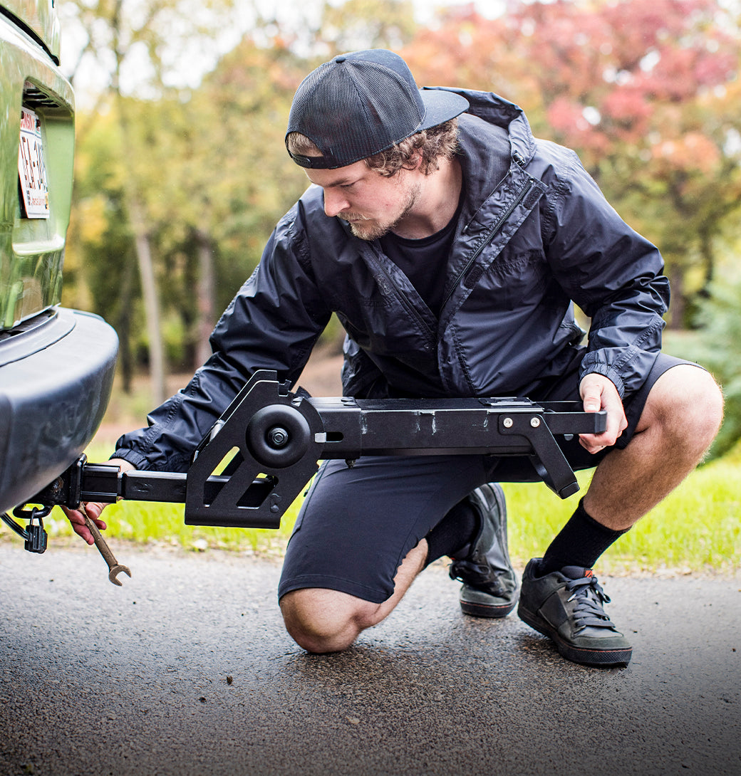 Saris MHS Modular Hitch System — base unit front view