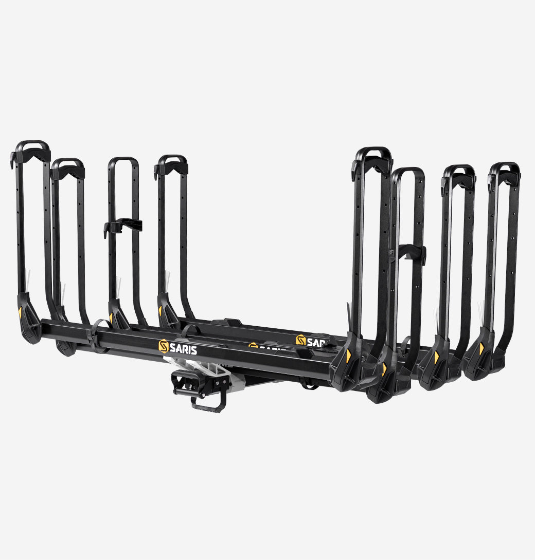 Saris MHS 3-Bike Modular Hitch System — future-proof modular hitch rack