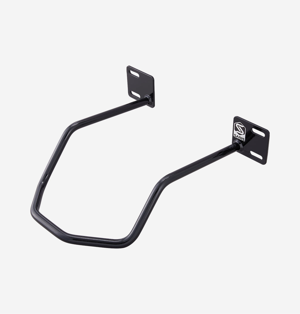 Saris 2-Bike Wall Hanger — installed height and wall clearance reference