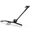 Saris MHS UNO Single-Arm Tray — wheel cradle and ratchet strap detail