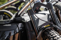 Saris Tailgate Pad — outer cushion holding bike against tailgate