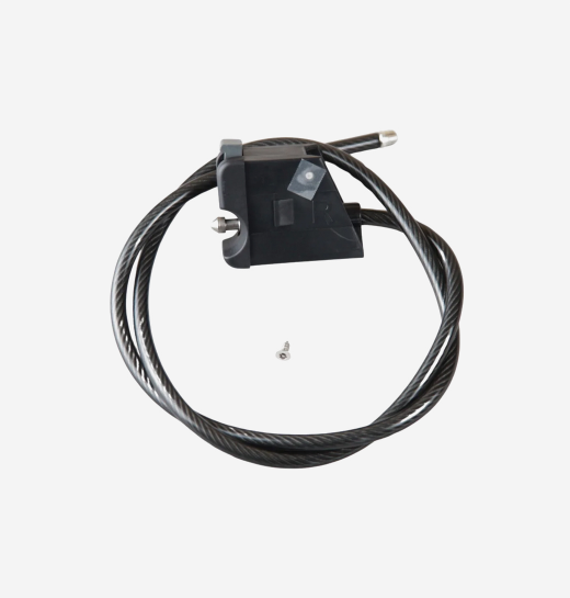 Saris SuperClamp Replacement Integrated Lock Cable — coiled cable with barrel lock