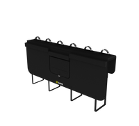 Saris TGP100 and TGP200 Tailgate Pads — side-by-side size comparison
